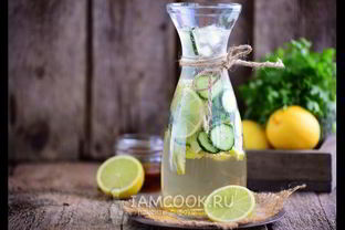 Огуречный лимонад с лаймом