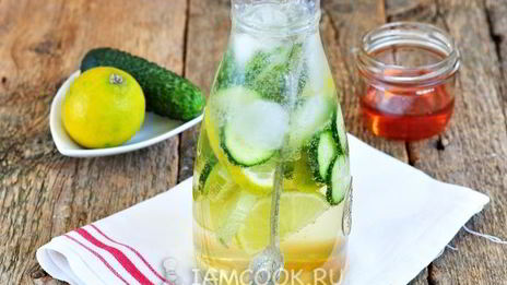 огуречный лимонад с лаймом