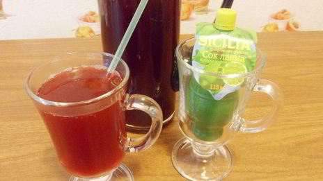 вишневый лимонад с лаймом