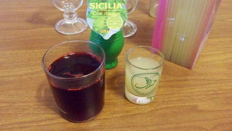 вишневый лимонад с лаймом