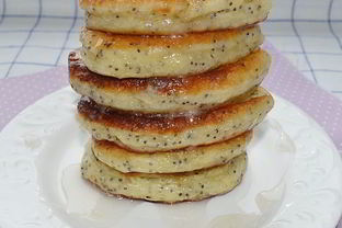 Маковые оладушки в сахарном сиропе