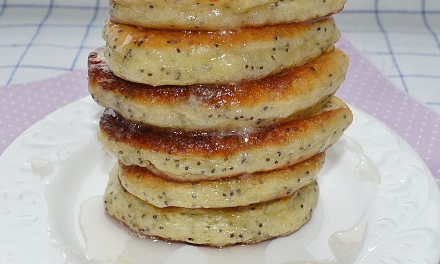 Рецепт маковые оладушки в сахарном сиропе