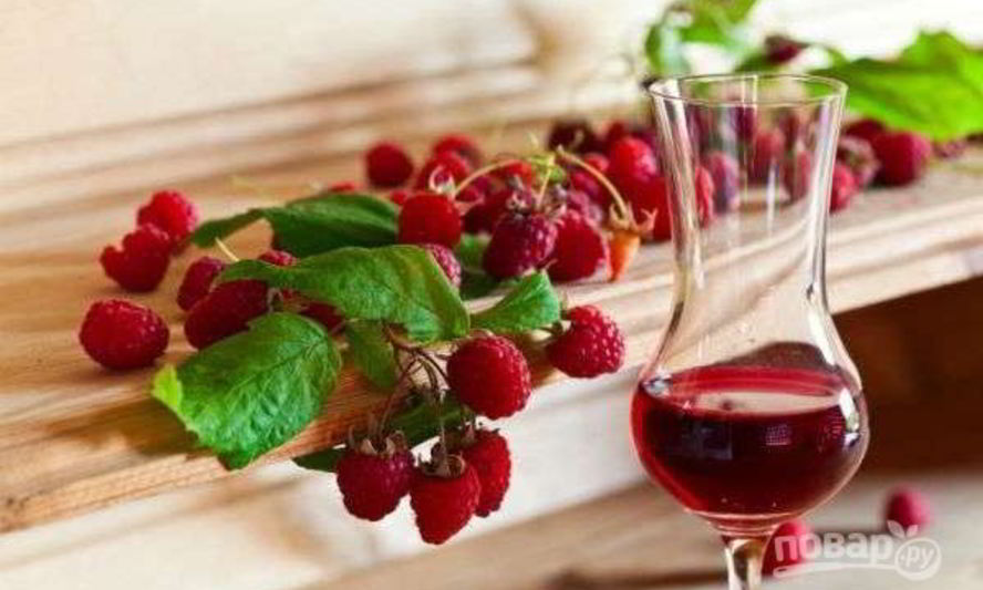 Рецепт малиновое вино