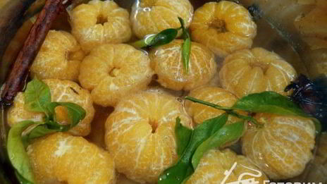 мандарины в пряном сиропе