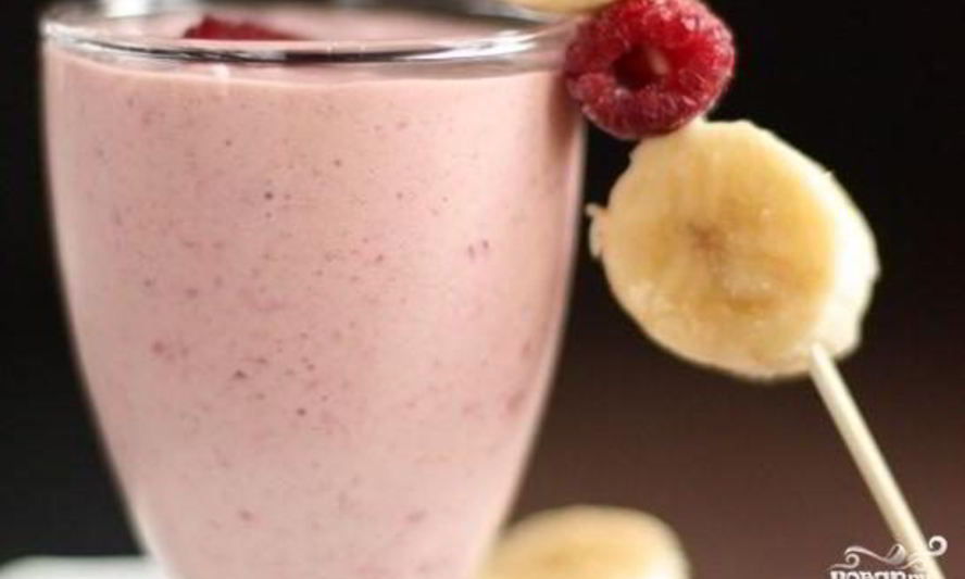 Рецепт молочный коктейль с бананом