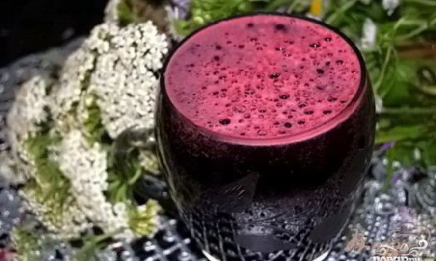 Рецепт черничный морс