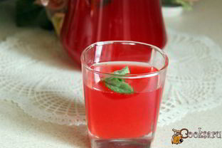 Калиновый морс с мятой