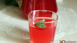 Калиновый морс с мятой