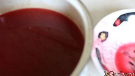 калиновый морс с мятой