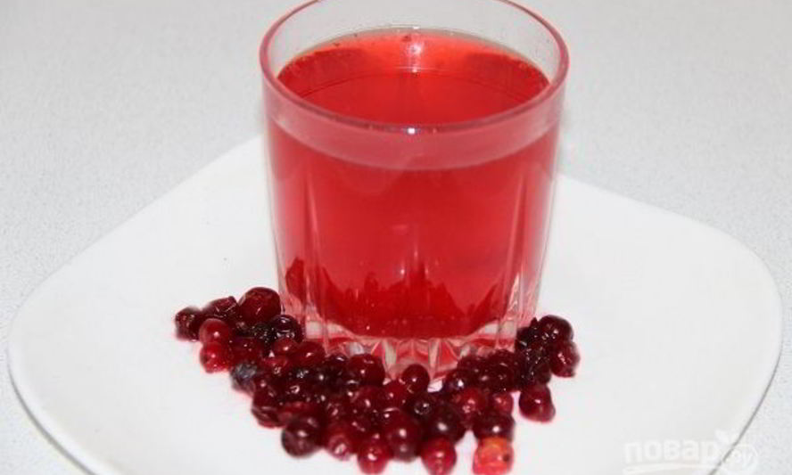 Рецепт клюквенный морс из замороженной клюквы