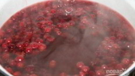 клюквенный морс из замороженной клюквы