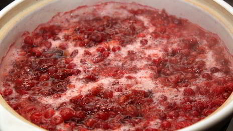 клюквенный морс с медом