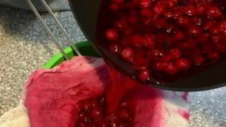 клюквенный морс