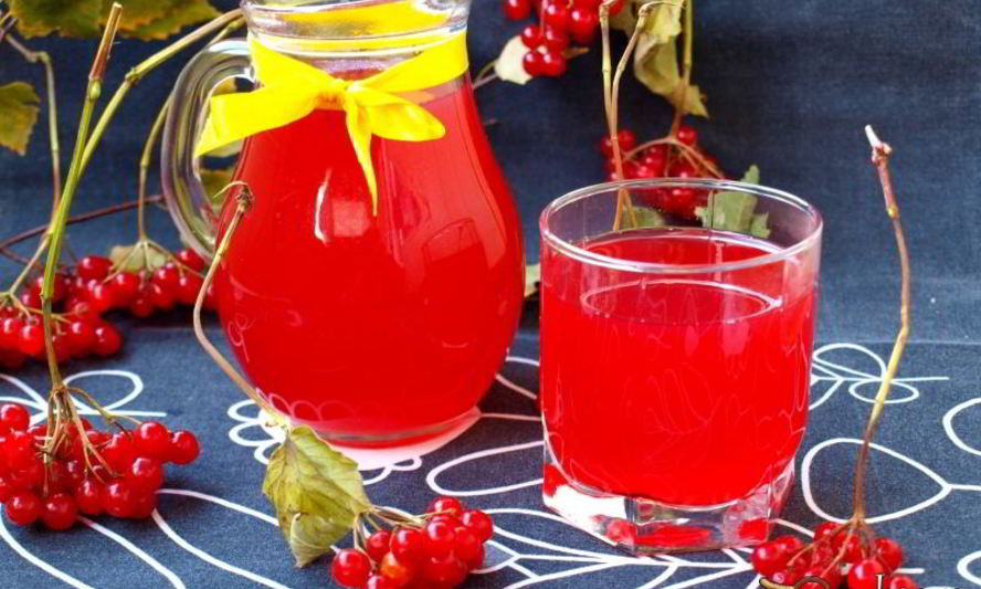 Рецепт морс из калины