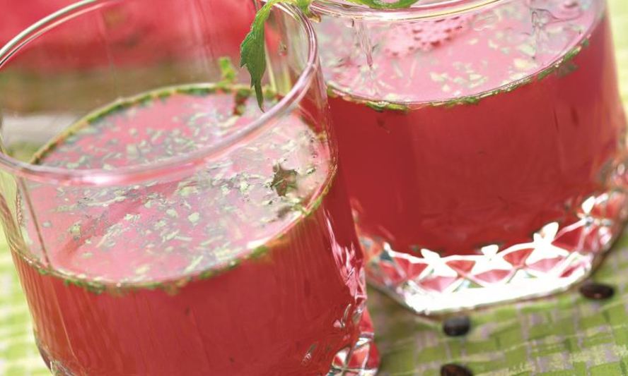 Рецепт мятный коктейль с арбузом