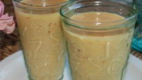 персиковый витаминный напиток