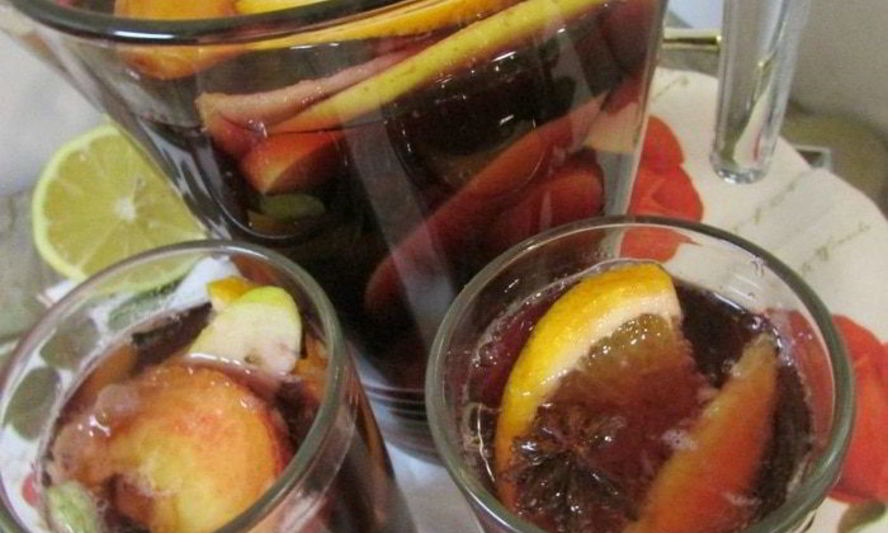 Рецепт газированная сангрия с минералкой