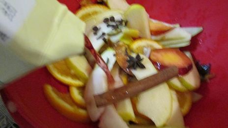 газированная сангрия с минералкой