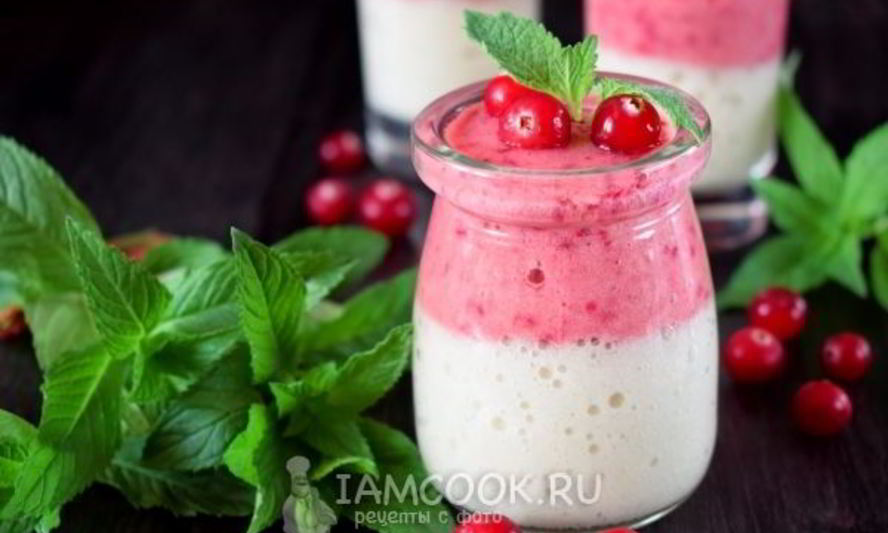 Рецепт ананасово-клюквенный смузи