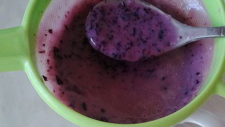 бананово-черничный смузи