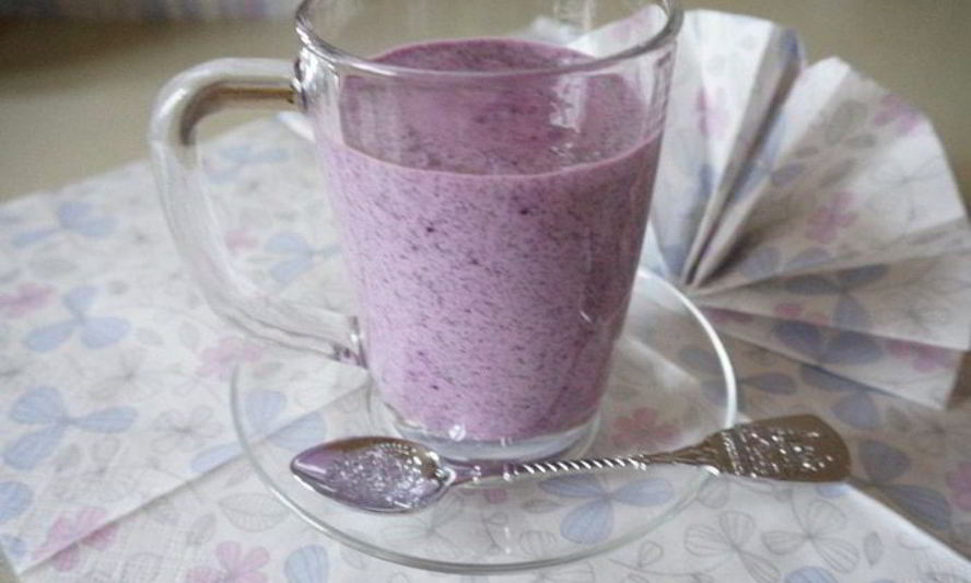 Рецепт черничный смузи