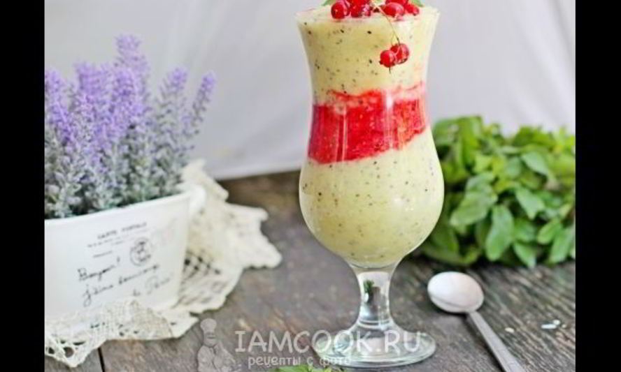 Рецепт фруктовый смузи с семенами чиа