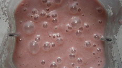 кокосовый смузи с овсяными хлопьями