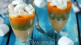 Смузи-десерт с маршмэллоу