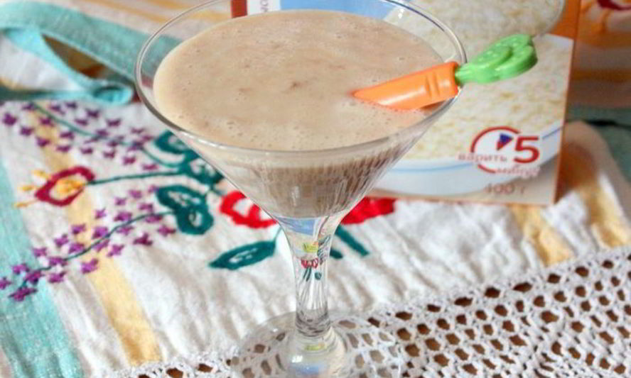 Рецепт смузи из фиников и овсяного молока