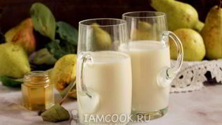 Смузи из груш с кефиром