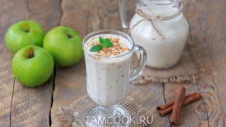 Смузи из кефира и яблока