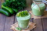 Смузи из огурца и кефира