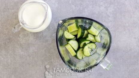 смузи из огурца и кефира