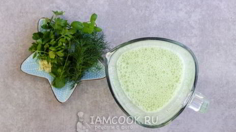 смузи из огурца и кефира