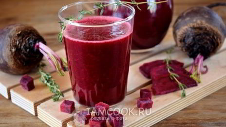 смузи из свеклы с сельдереем