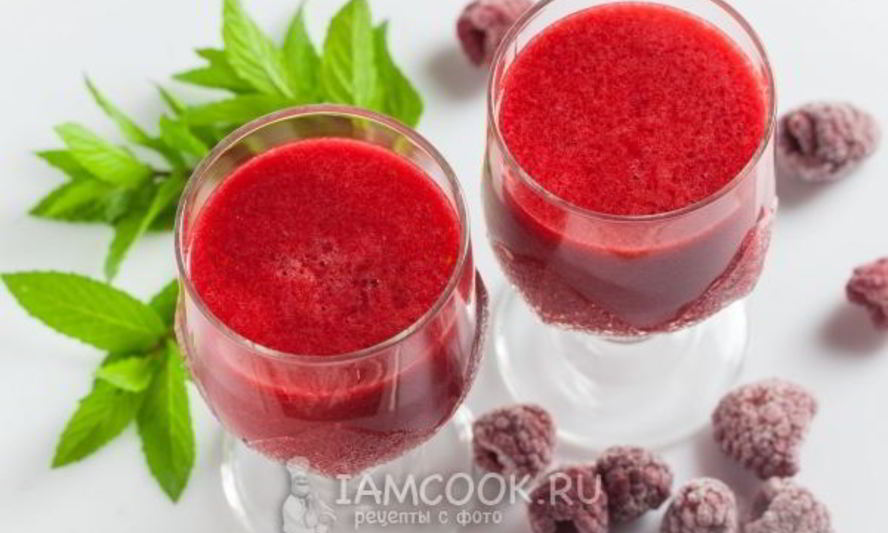 Рецепт смузи из замороженной малины