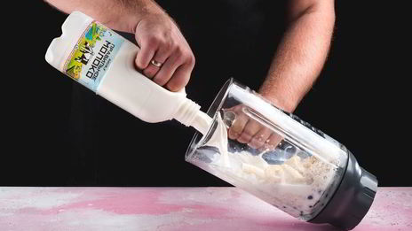 смузи с голубикой и бананом