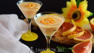 Смузи с грейпфрутом и апельсином