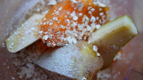 смузи с хурмой и грушей