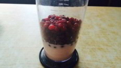 смузи с клюквой