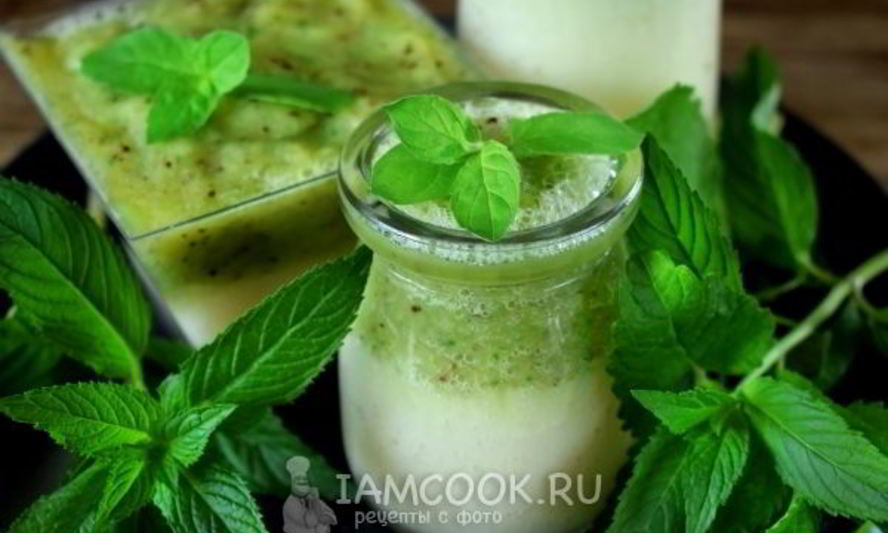 Рецепт смузи с консервированным ананасом и киви