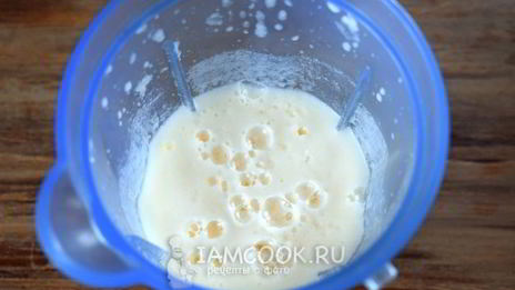 смузи с консервированным ананасом и киви