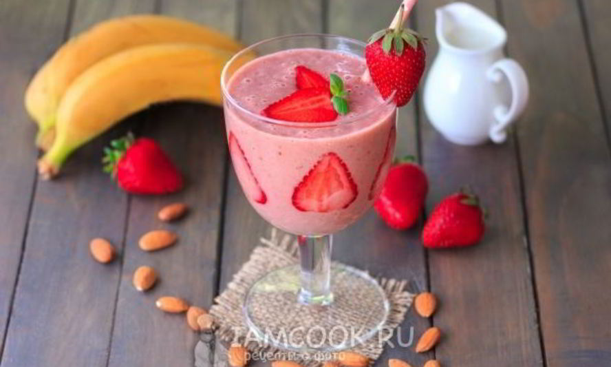 Рецепт смузи с миндальным молоком