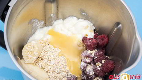 смузи с овсяными хлопьями