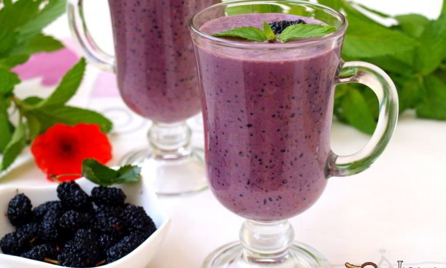 Рецепт смузи с шелковицей