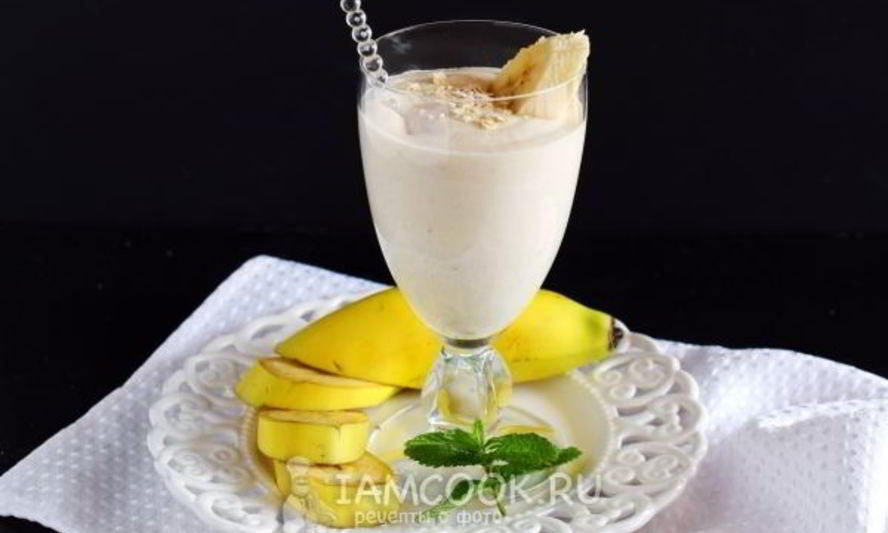 Рецепт смузи с творогом и бананом