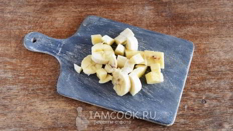 смузи с творогом и бананом