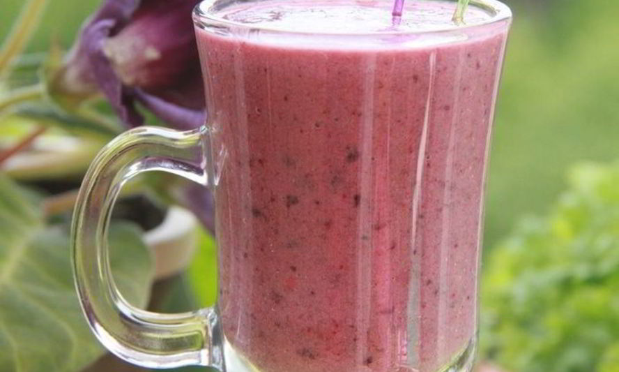 Рецепт смузи ягодно-льняной