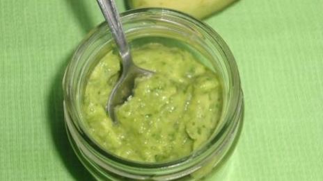 зеленый смузи кушай ложкой