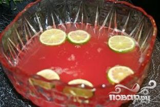 Вишневый пунш с лаймом